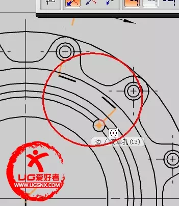 UG工程图旋转剖、阶梯剖视图的制作方法的图8